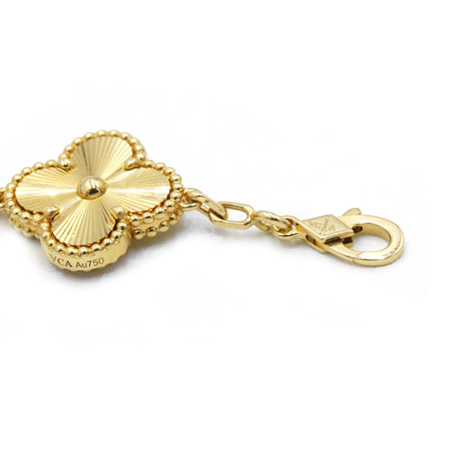 Bracelet VAN CLEEF AND ARPELS "Alhambra" yellow gold bracelet 58 Facettes R220077