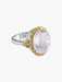 Ring 52 Kunzite and Yellow Diamond Ring 58 Facettes