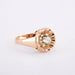 Yellow Gold Flower Ring Ring 58 Facettes