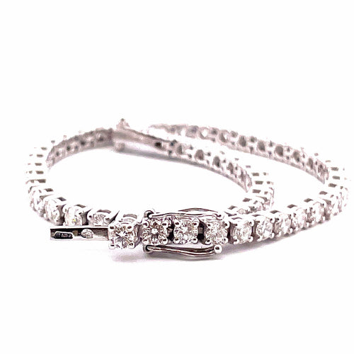 Bracelet Bracelet rivière de diamants 5,50 carats 58 Facettes
