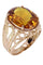 Bague BAGUE ORNEMENTALE SAPHIR ORANGE 58 Facettes 064681