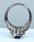 Bague 54 Bague cocktail saphir diamants 58 Facettes AB153
