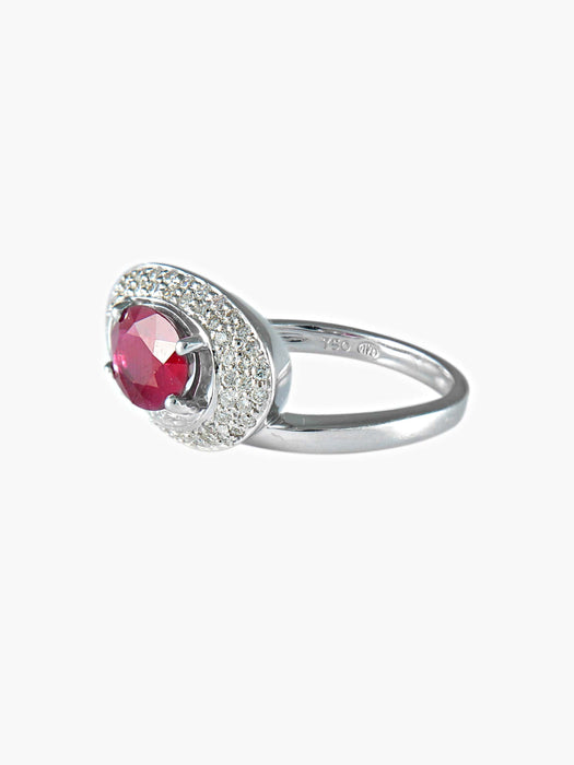 Bague 52 Bague Rubis Diamants 58 Facettes