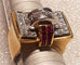 Bague 57 Bague tank 2 Ors Diamants Rubis 58 Facettes 1268  Mxae