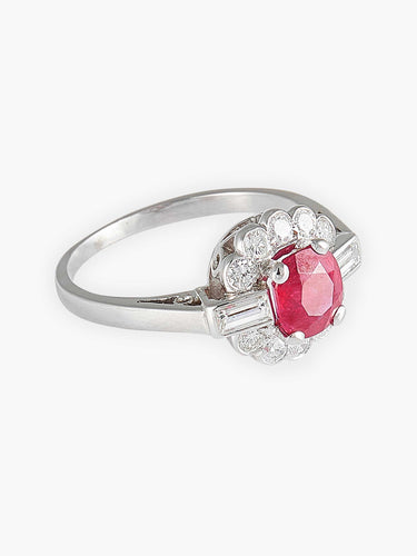 Bague 52 Bague Rubis et Diamants 58 Facettes