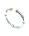 Lalaounis bracelet. Silver and gold bracelet 58 Facettes