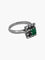 Bague 56 Bague or blanc, diamants et émeraude 58 Facettes