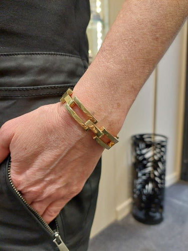 Bracelet BRACELET TANK OR JAUNE 58 Facettes 077311