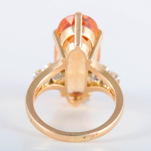 Bague Bague Citrine Diamants 58 Facettes 220381