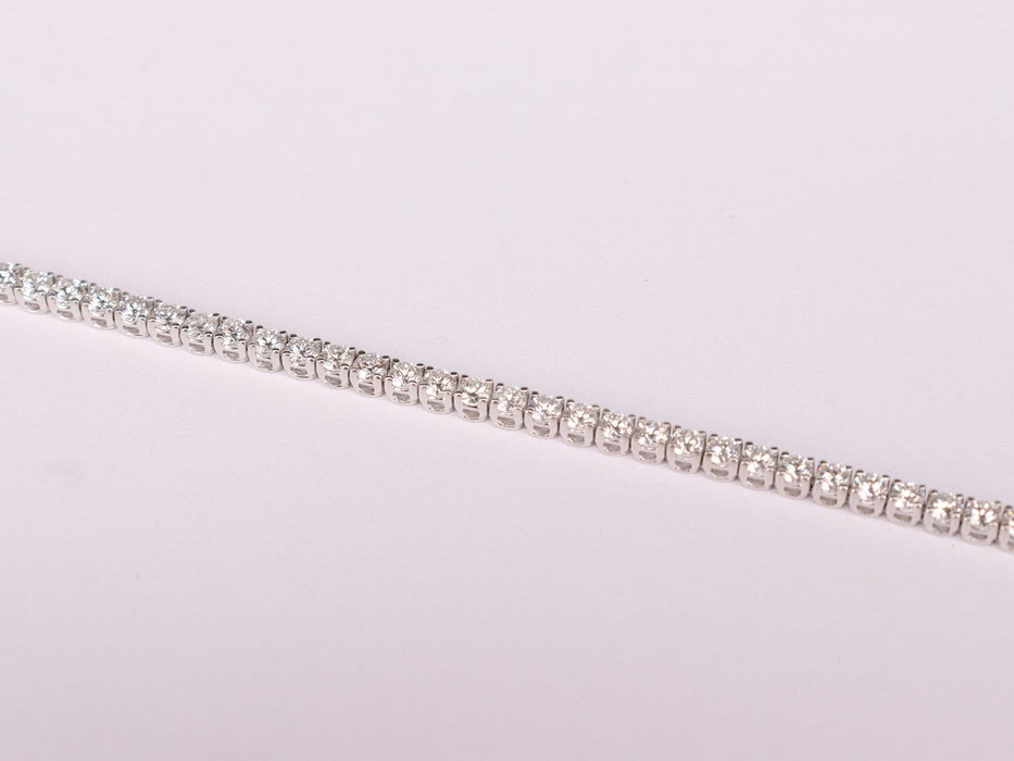 Bracelet Bracelet Tennis Or blanc Diamants 58 Facettes 3234