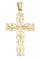 Pendentif CROIX ANCIENNE AJOURÉE 58 Facettes 058041