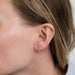 Boucles d'oreilles Créole en Or blanc & diamants 58 Facettes