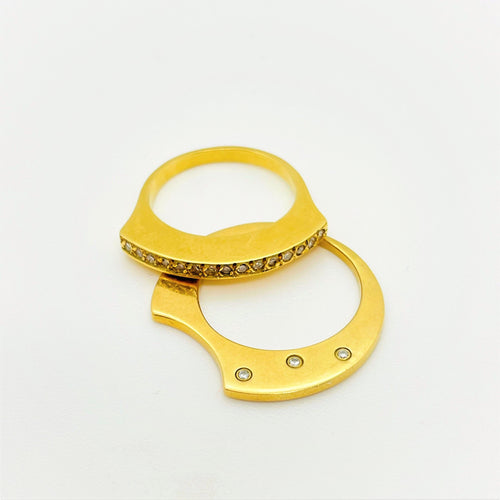 Bague 51 et 53 Ensemble de Bagues Or Diamants 58 Facettes 20400000586