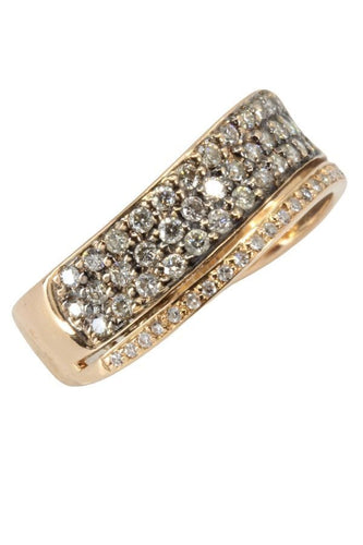 Bague BAGUE MODERNE DIAMANTS 58 Facettes 043581
