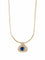 Collier Pendentif sur chaîne Saphir et Diamants 58 Facettes