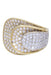 Ring 54 YELLOW GOLD DIAMOND PETAL RING 58 Facettes 78141