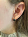 Dormeuses jet earrings 58 Facettes 061851