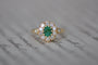 Bague Bague émeraude et diamant 58 Facettes