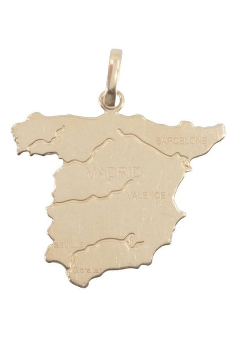 Pendentif PENDENTIF CARTE DE L'ESPAGNE 58 Facettes 072521