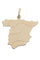Pendentif PENDENTIF CARTE DE L'ESPAGNE 58 Facettes 072521
