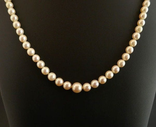 Collier Collier de perles de culture en chute, fermoir en or 58 Facettes 1001168