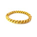 Twisted Bangle Bracelet in Yellow Gold 58 Facettes