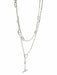 Hermès silver long necklace, Farandole model 58 Facettes