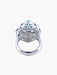Ring 52 White Gold Ring Aquamarine Diamonds 58 Facettes
