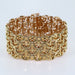 Bracelet All gold mesh cuff bracelet 58 Facettes