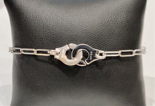 Bracelet Bracelet menottes Dinh Van R10 Or blanc 58 Facettes 1-997/3