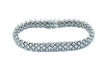 Bracelet MONTEGA - Bracelet Ruban or blanc et diamants 58 Facettes