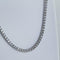 Collier Collier Or blanc Rivière de Diamants 58 Facettes