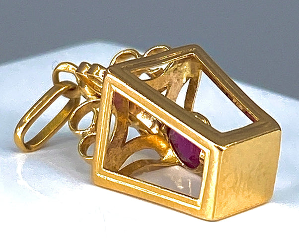 Pendentif Pendentif breloque lanterne 58 Facettes AB168