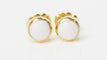 Boucles d'oreilles CLOZEAU - Boucles d'oreilles Or Résine blanche 58 Facettes clozeau