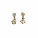 Dormeuses diamond earrings in white and yellow gold 58 Facettes