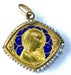 Virgin Medal Pendant enamel fine pearls 58 Facettes