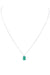 Necklace MODERN EMERALD NECKLACE 58 Facettes 068011
