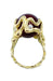 Gilbert Albert ring. Yellow gold and diamond ring 58 Facettes