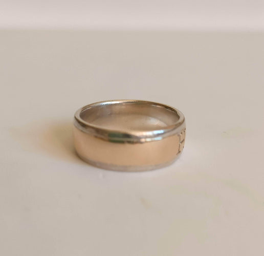 Bague 61 Hermès - Bague vintage 2 tons or et argent 58 Facettes