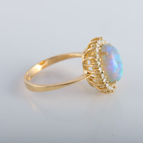 Bague 60 Bague cocktail en or jaune 58 Facettes