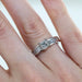 Ring 54 Solitaire Ring White Gold Diamonds 58 Facettes