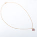 Necklace Ruby heart necklace yellow gold 58 Facettes 2801