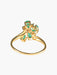 Bague 52 Bague Fleurette Emeraudes 58 Facettes