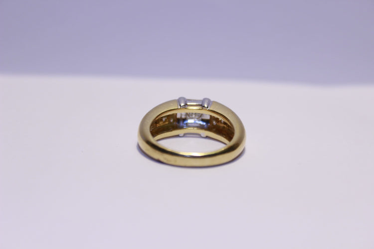 Bague 50 Bague bicolore Diamants 58 Facettes