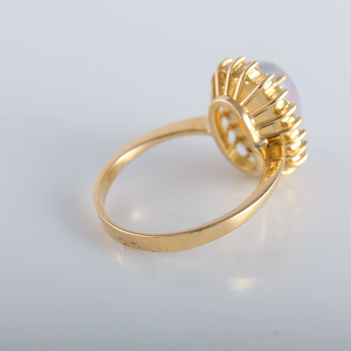 Bague 60 Bague cocktail en or jaune 58 Facettes