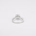 Solitaire diamond ring 3.10 carats F - SI1 certified GIA 58 Facettes
