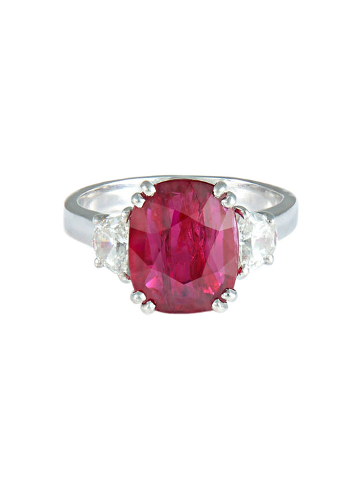 Bague Bague Rubis Diamants 58 Facettes