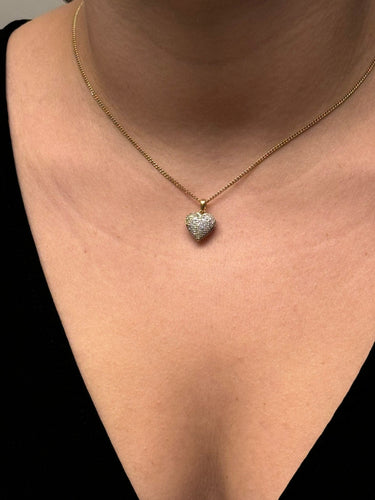 Pendentif Pendentif cœur Or jaune Diamants 58 Facettes