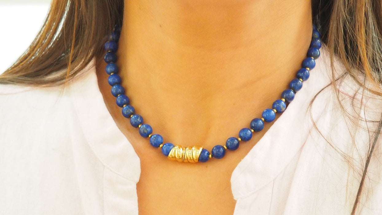 Collier Collier Lapis Lazuli 58 Facettes 31679