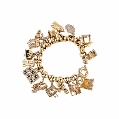 Bracelet Bracelet Charm's Or jaune 58 Facettes